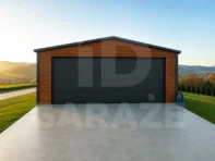 Garaż blaszany na zgłoszenie 6 x 5.8 z bramą segmentową