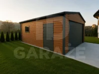Garaż blaszany na zgłoszenie 6 x 5.8 z bramą segmentową